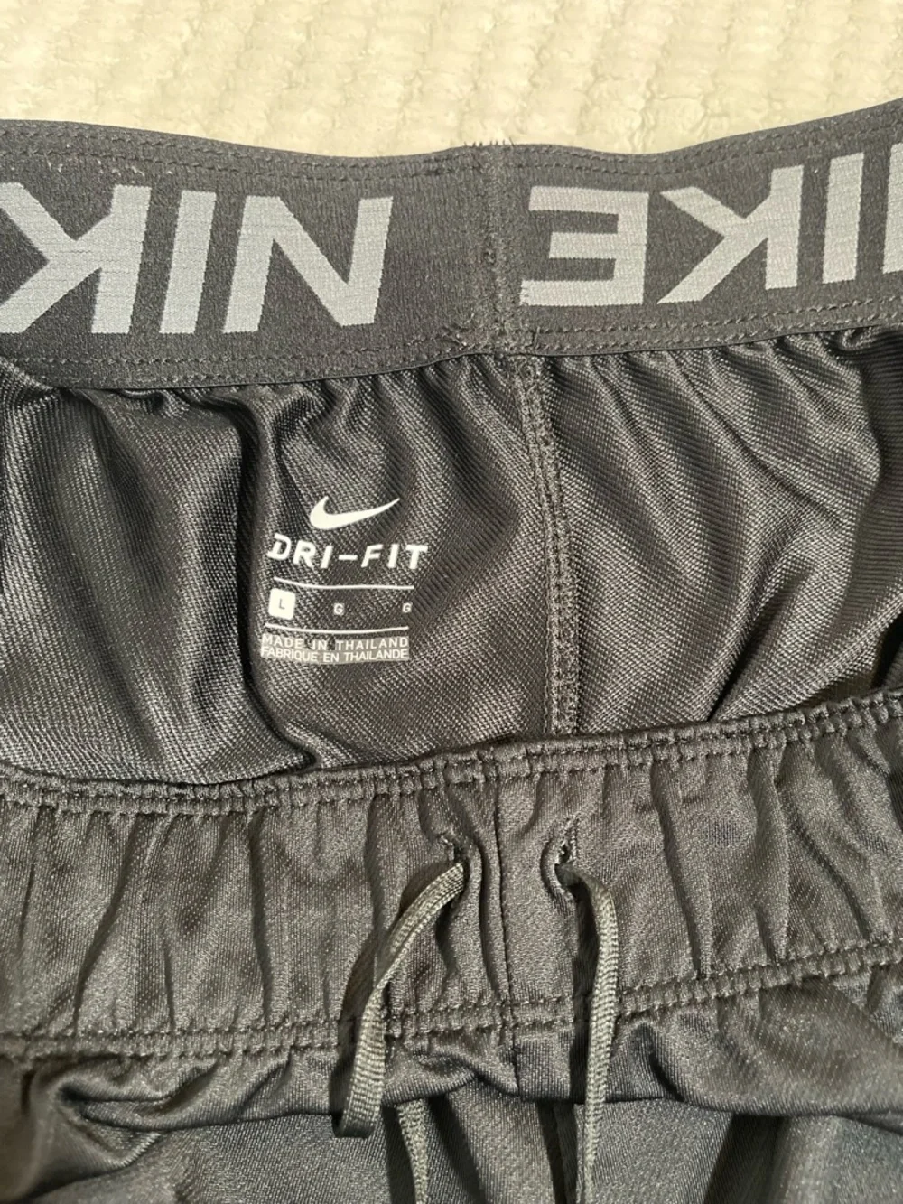 Nike‎ Black Women's Athletic Drawstring Shorts
